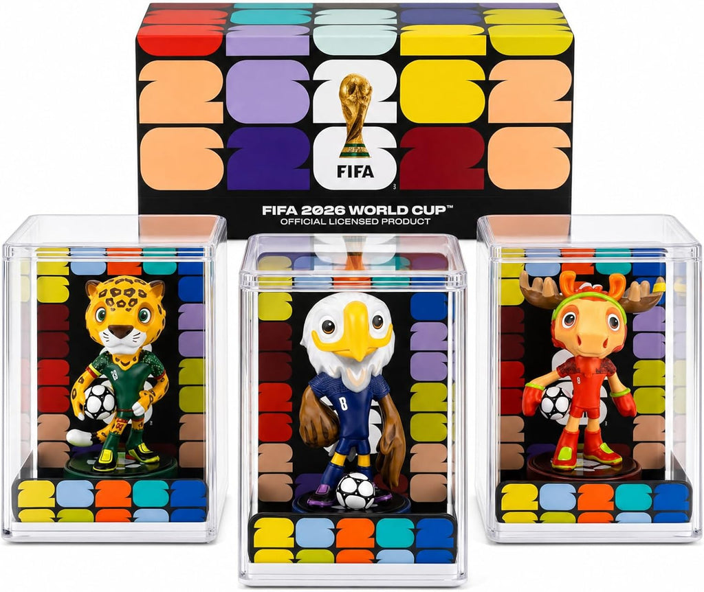 FIFA World Cup 2026 Mascot Display Statue 13.8" (35cm) – Personalized Laser Engraved | Official Licensed XL Soccer Collectible with Acrylic Dome