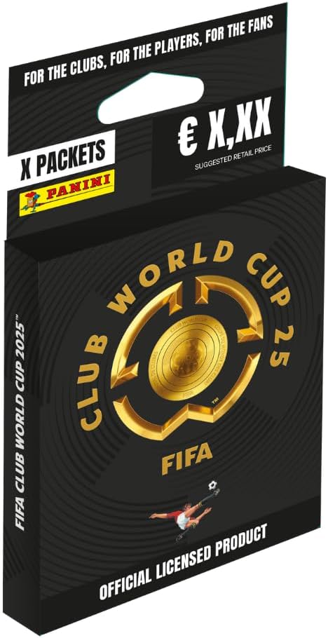 Panini FIFA Club World Cup 2025 Sticker Collection Eco-Blister – 550 Stickers + 72-Page Album | All 32 Teams incl. Bayern Munich, Real Madrid & More