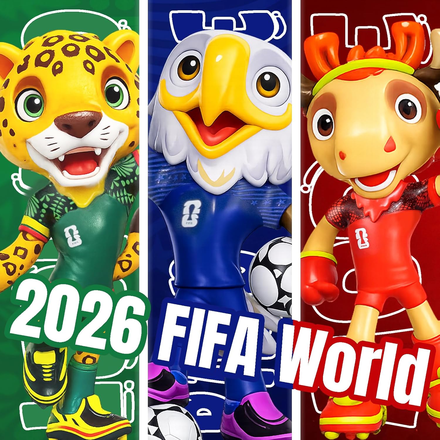 FIFA World Cup 2026 USA Mascot Clutch the Bald Eagle Statue – Personalized Laser Engraved | Official Licensed 25cm Display with Acrylic Dome
