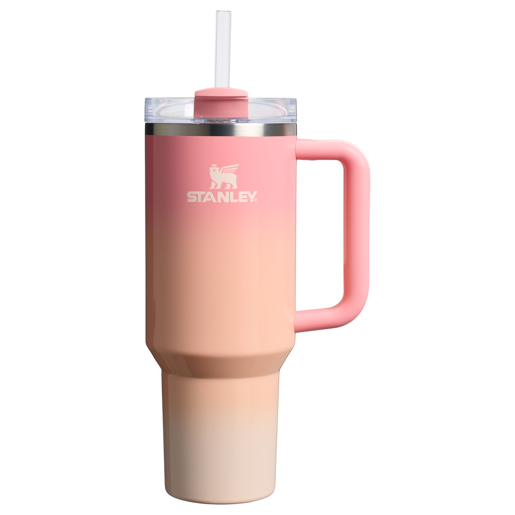 Stanley Quencher H2.0 FlowState Tumbler 40 oz – Large Insulated Tumbler with Straw and Handle for Women