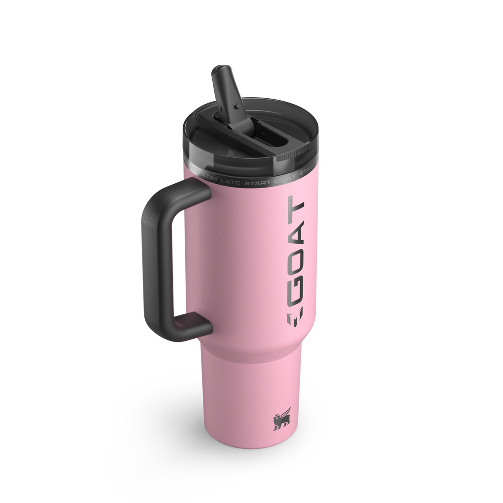Messi x Stanley Quencher ProTour Flip Straw Tumbler 40 oz GOAT Collection – Large Insulated Tumbler for Soccer Fans