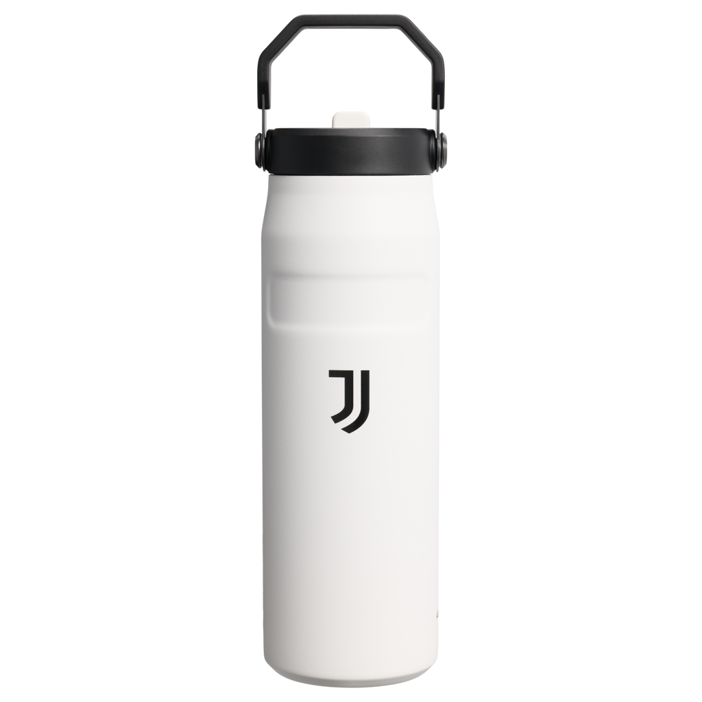 Stanley x Juventus IceFlow Flip Straw 2.0 Bottle 24 oz – Limited Edition Insulated Water Bottle for Soccer Fans