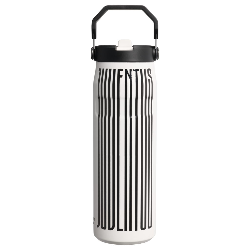 Stanley x Juventus IceFlow Flip Straw 2.0 Bottle 24 oz – Limited Edition Insulated Water Bottle for Soccer Fans