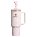 Stanley x LoveShackFancy Holiday Quencher H2.0 FlowState Tumbler 40 oz – Limited Edition Floral Insulated Cup