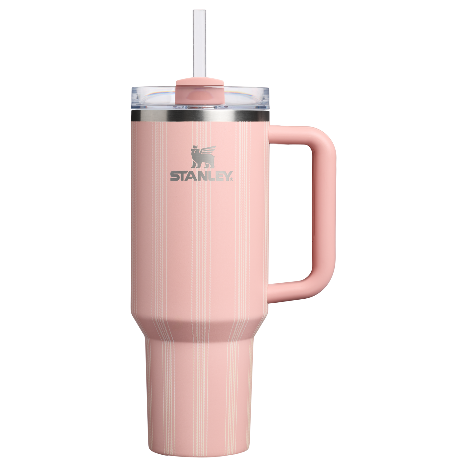 Stanley Quencher H2.0 FlowState Tumbler 40 oz Spring Picnic – Insulated Large Tumbler for Outdoor Use