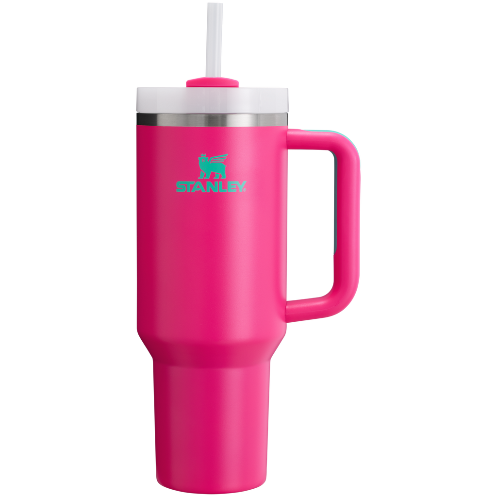 Stanley Quencher H2.0 FlowState Tumbler 40 oz – Large Insulated Tumbler with Straw and Handle for Women