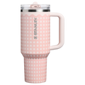Stanley Quencher ProTour Flip Straw Tumbler 40 oz Spring Picnic – Insulated Outdoor Tumbler with Flip Lid