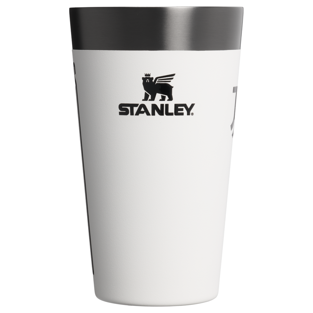 Stanley x Juventus Stay-Chill Stacking Pint 16 oz – Limited Edition Insulated Beer Pint Glass for Soccer Fans