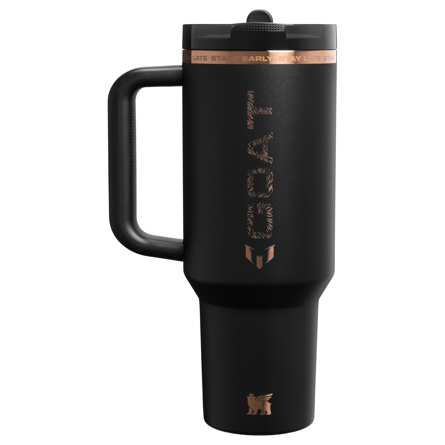 Messi x Stanley Quencher ProTour Flip Straw Tumbler 40 oz GOAT Collection – Large Insulated Tumbler for Soccer Fans
