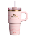 Stanley Quencher H2.0 FlowState Tumbler 20 oz – Valentine's Day Gift Insulated Water Cup for Women